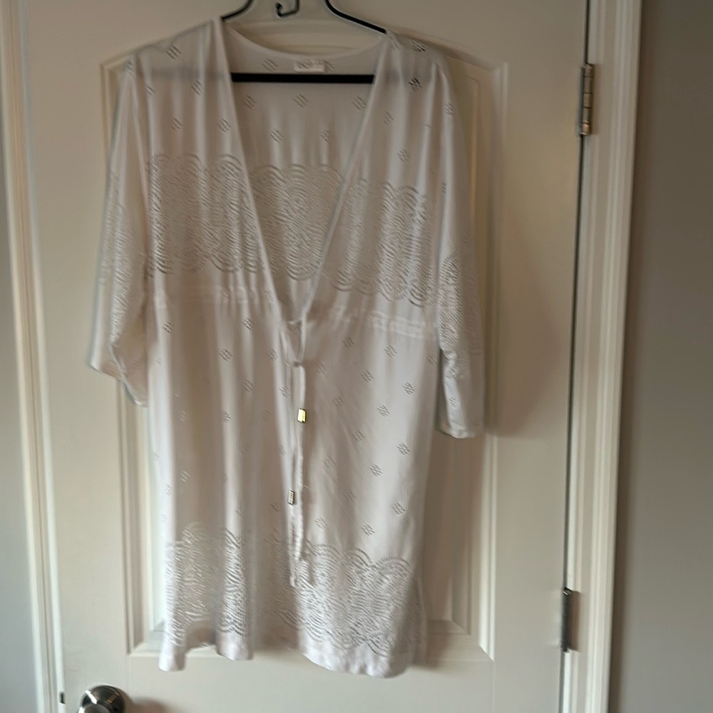 White Swim Coverup Size Large/XL